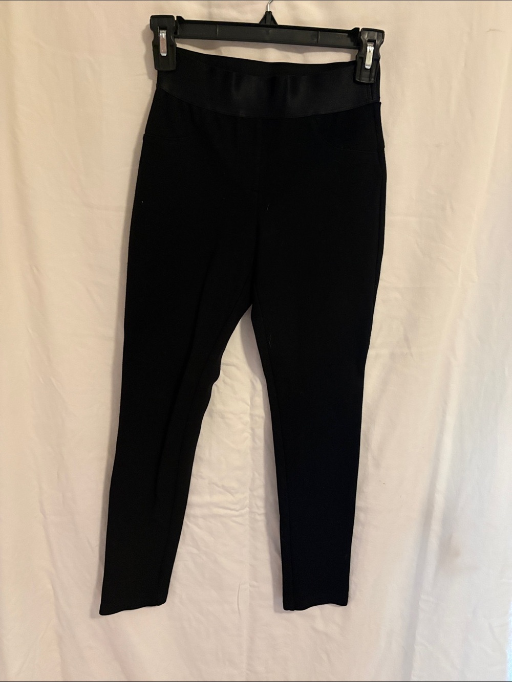 bebe Black Pull-On Stretch Leggings Women’s Polyester/Spandex Nylon Waist